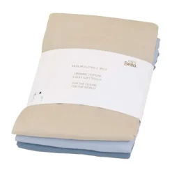 Baby Bello Hydrofiel Luier - 3 Stuks - Cashmere Blue