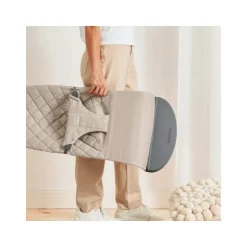 BabyBjörn Bliss Cotton Wipstoel - Zandgrijs