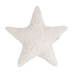 Baby's Only Kussen - Ster Teddy - Snow - Oud Roze