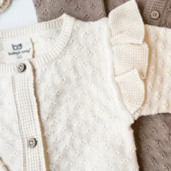 Baby's Only Miracle Ruffle Vestje - Mt. 62 - Warm Linen