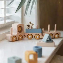 Baby's Only Speelgoedtrein - Hout - Earth
