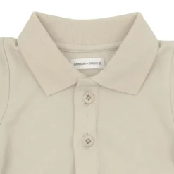 Bamboom Long Sleeve Body Polo - 6 Mnd - Sand