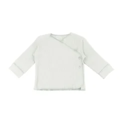 Bamboom Overslagshirt - Pure - Lange Mouw - Blauw - 1 Mnd