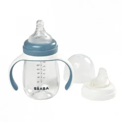 Beaba Evolutieve 2-in-1 Drinkfles 210 ml Windy Blue