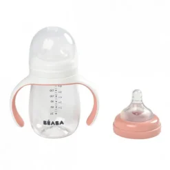 Beaba Evolutieve 2-in-1 Drinkfles 210 ml Windy Blue