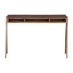 BePureHome Compartment Bureau - Hout Bruin