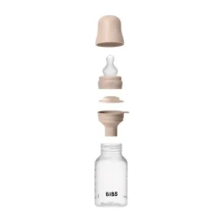 Bibs Fles - Slow Flow - 150 ml - Silicone - Blush