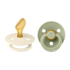 BiBs Fopspeen Anatomisch - 6-18 Mnd - 2 Stuks - Sage / Hunter Green