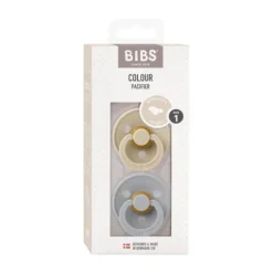 BiBs Fopspeen Anatomisch - 6-18 Mnd - 2 Stuks - Sage / Hunter Green
