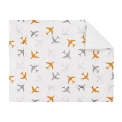 Bink Bedding Planes Boxkleed Blauw 71 x 122 cm