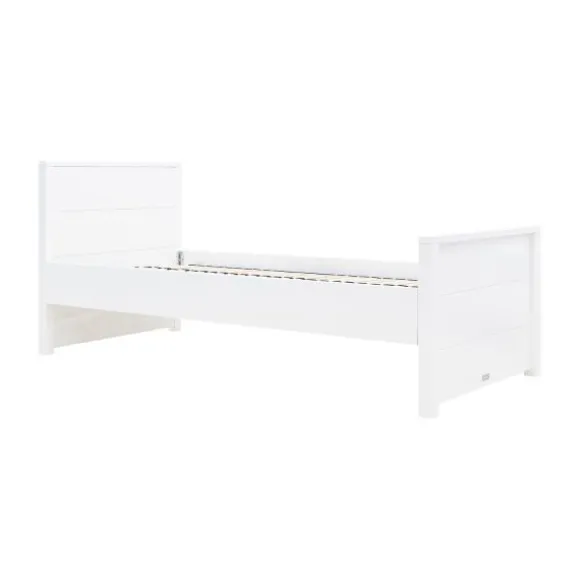 Bopita Bobby Bed 90x200 cm met Laag Hoofdeinde - Wit