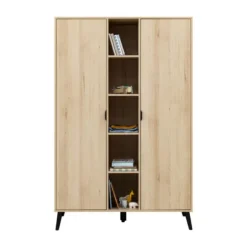 Bopita Fay Bed 60×120 - Naturel/Mat Zwart