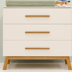 Bopita Kaleo Ledikant - 60 x 120 cm - Dune / Rose Wood