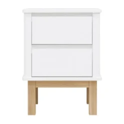 Bopita Mika Bed Wit / Eiken 90 x 200 cm