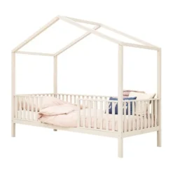 Bopita Robin Huisbed 90x200 cm Met Poten - Naturel