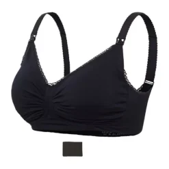 Carriwell Padded Gelbeugel Voedingsbh Zwart Mt. M