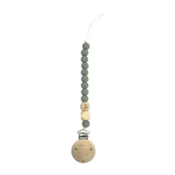 Chewies & More Siliconen Speenclip Baby Blue / Grijs