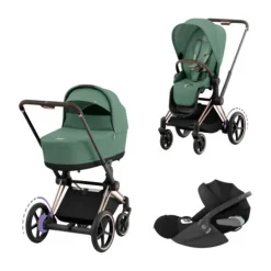 Cybex E-Priam 4 Kinderwagen Set 3-in-1 - Cozy Beige