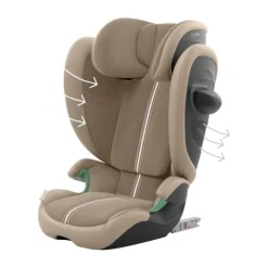 Cybex Solution G2 I-Fix Plus Autostoeltje - Almond Beige / Beige