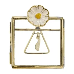 Doing Goods Fotolijstje - Posy Daisy Frame Mini - Messing/Glas