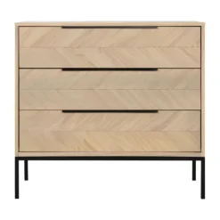 Europe Baby Beau Babykamer Naturel | Bed 60 x 120 cm + Commode