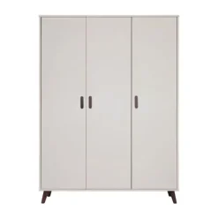 Europe Baby Olivia II Ledikant 60 x 120 cm - Oatmeal / Walnoot - Retro
