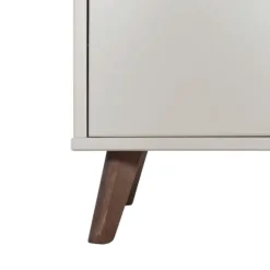 Europe Baby Olivia II Ledikant 60 x 120 cm - Oatmeal / Walnoot - Retro