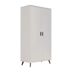 Europe Baby Olivia Kledingkast - 2-Deurs - Oatmeal - Retro
