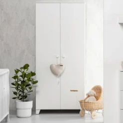 Europe Baby Sarah Babykamer Wit | Bed 70 x 140 cm + Commode