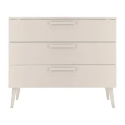 Europe Baby Sev Babykamer Oatmeal/Oatmeal | Ledikant 60 x 120 + Commode