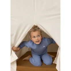 Feetje Wafel Pyjama - Mt. 98 - Blue melange