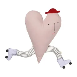 Ferm Living Heart Kussen Dusty Rose
