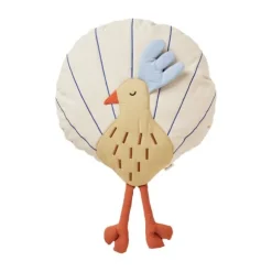 Ferm Living kussen Pauw - Silver Fern/Undyed