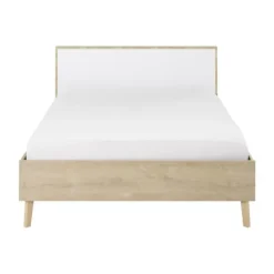 Gami Larvik Bed - 120x200 cm - Licht Eikenhout