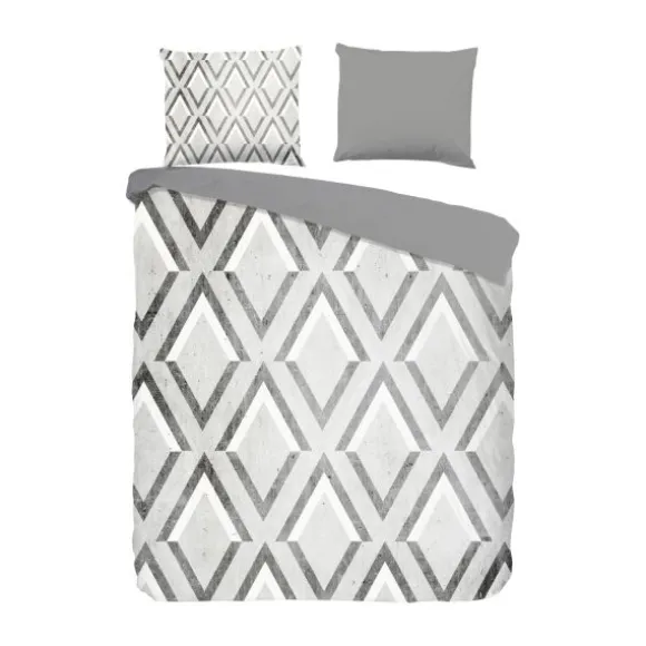 Good Morning Alice Dekbedovertrek - Grey - 200 x 220 cm