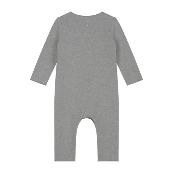 Gray Label Babypakje met Drukknopen - GOTS - Grey Melange - 0-3M