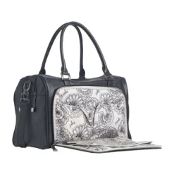Isoki Zip Quilted Luiertas Toorak Black
