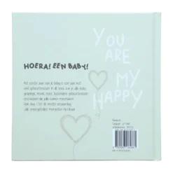 JEP! Kids Babyboek Vierkant Zachtgroen