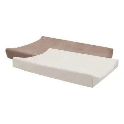 Jollein Aankleedkussenhoes Badstof 50x70cm – 2 Stuks