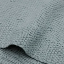 Jollein Cosy Knit - Ledikantdeken - 100 x 150 cm - Sea Green