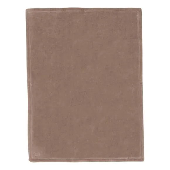 Jollein Deken Wieg - Box Knit/Velvet - 75 x 100 cm - Warm Sand