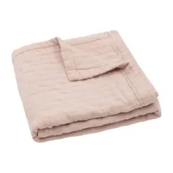 Jollein Deken - 75 x 100 cm - Hydrofiel - Jacquard Biscuit GOTS
