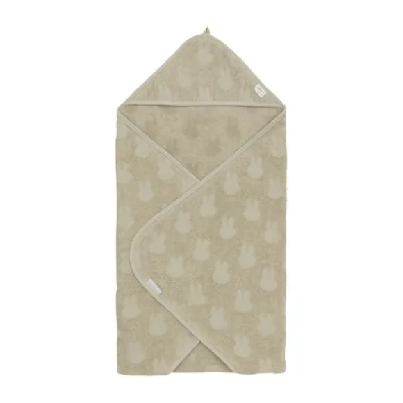 Jollein Miffy Jacquard Badcape - Badstof - Olive Green