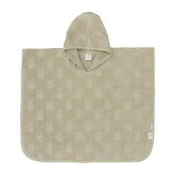 Jollein Miffy Jaquard Badponcho - Badstof - Olive Green