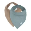 Jollein Slab Bandana Hydrofiel - Sea Green / Biscuit - 2 stuks