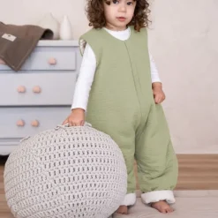 Julius Zöllner Muslin Playmat – Sand – 95/135 cm