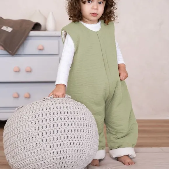 Julius Zöllner Muslin Playmat – Sand – 95/135 cm