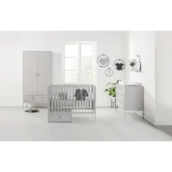 Kidsmill Amy Babybed Grijs 60 x 120 cm
