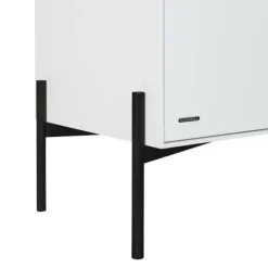 Kidsmill Boutique Babykamer Wit / Zwart | Bed 60 x 120 cm + Commode