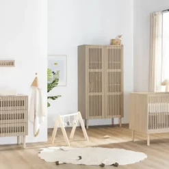Kidsmill Dai Babykamer Eiken | Ledikant 120 x 60 cm + Commode